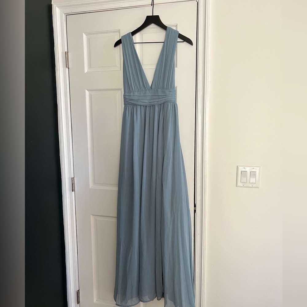 Blue maxi dress